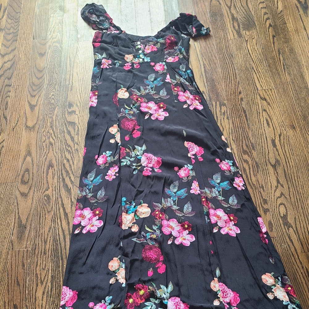 Floral off the shoulder maxi